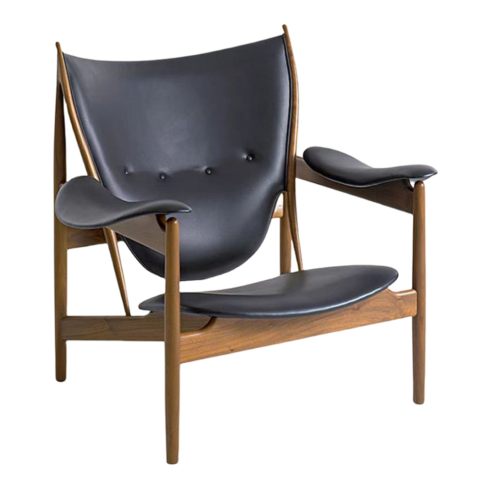 LIVARA EC1082 White Ash Wood Frame Chair