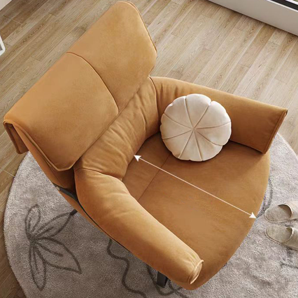 LIVARA EC1085 Solid Wood and Carbon Steel Frame Chair