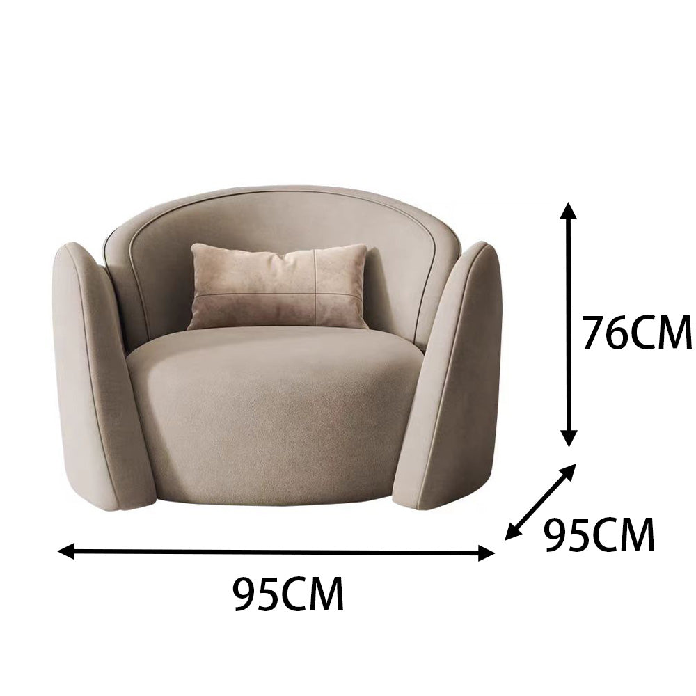 LIVARA EC1088 Wooden Frame Leisure Chair