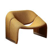 LIVARA EC1089 Teddy Fleece Upholstered Chair with Molded Cotton Leisure Chair