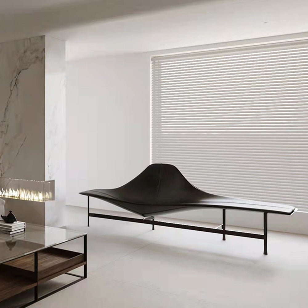 LUXORA EC1093 Fiberglass Stainless Steel Ultra-Fiber Leather High-End Leisure Chair