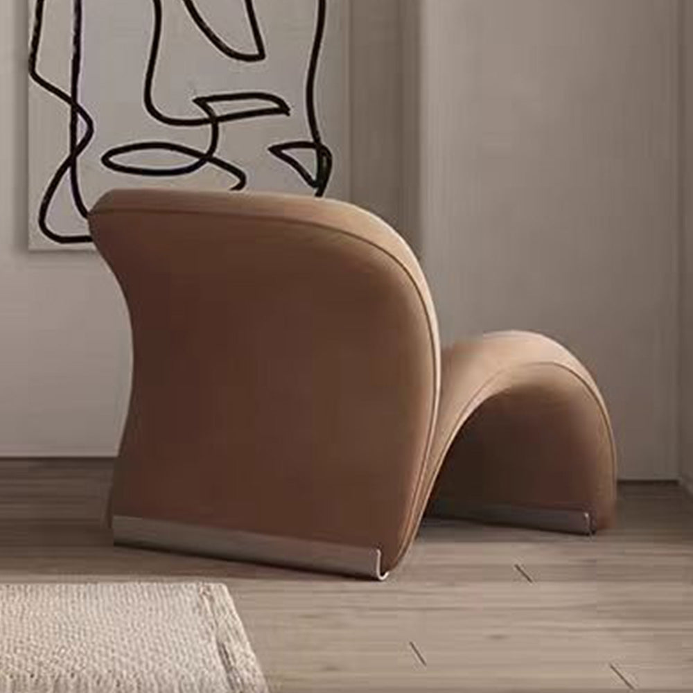 LIVARA EC1100 Tech Velvet Metal Stylish Design Leisure Chair