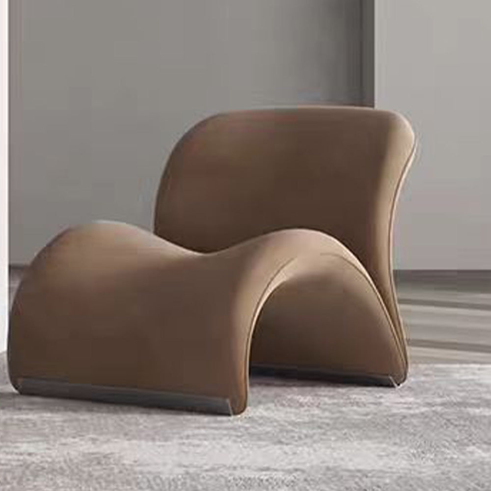 LIVARA EC1100 Tech Velvet Metal Stylish Design Leisure Chair