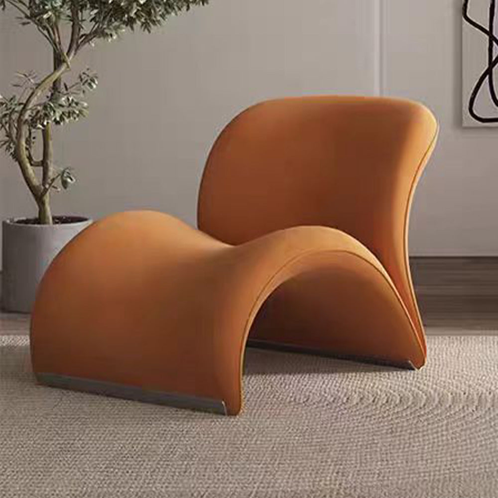 LIVARA EC1100 Tech Velvet Metal Stylish Design Leisure Chair