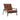 LIVARA EC1104 White Ash Wood Frame Leisure Chair