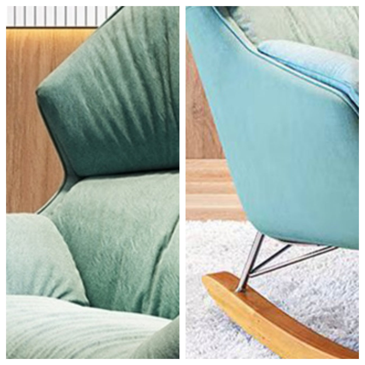 LIVARA EC1106 Antibacterial Rocking Chair - Green