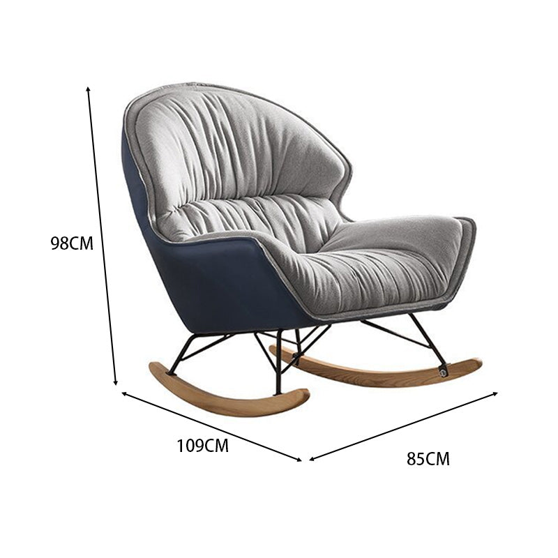 LIVARA EC1106 Antibacterial Rocking Chair - Grey