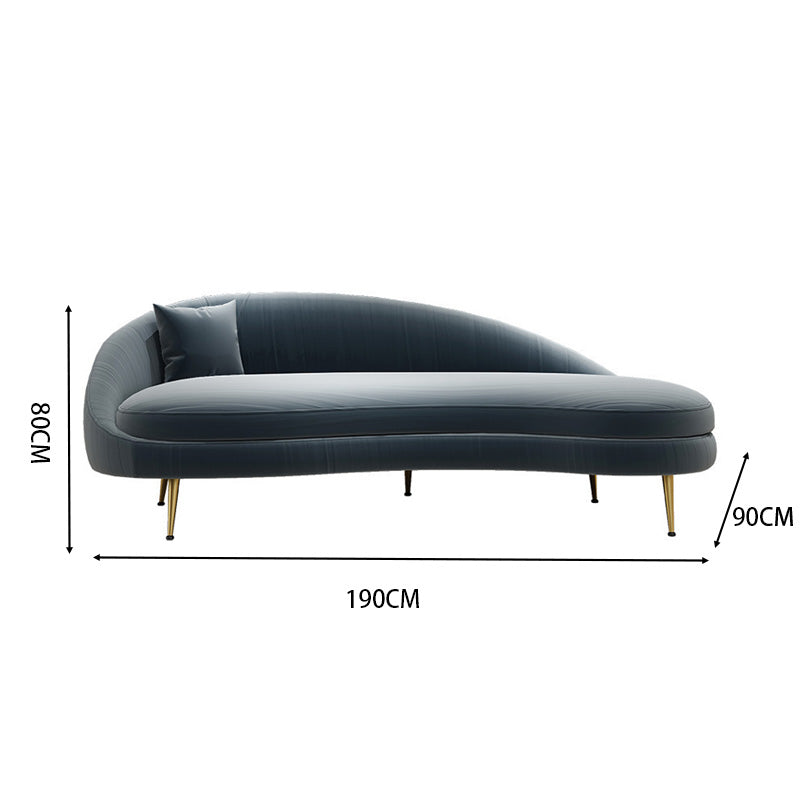 LIVARA EC1108 Flannel Fabric Chaise Lounge