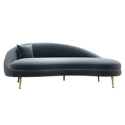 LIVARA EC1108 Flannel Fabric Chaise Lounge