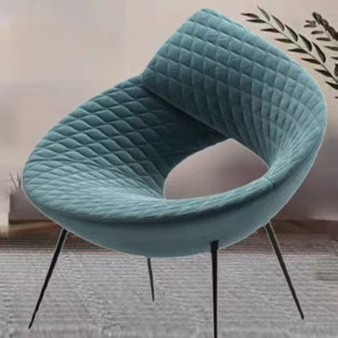 LIVARA EC1121 Metal Frame Microfiber Sponge Leisure Chair