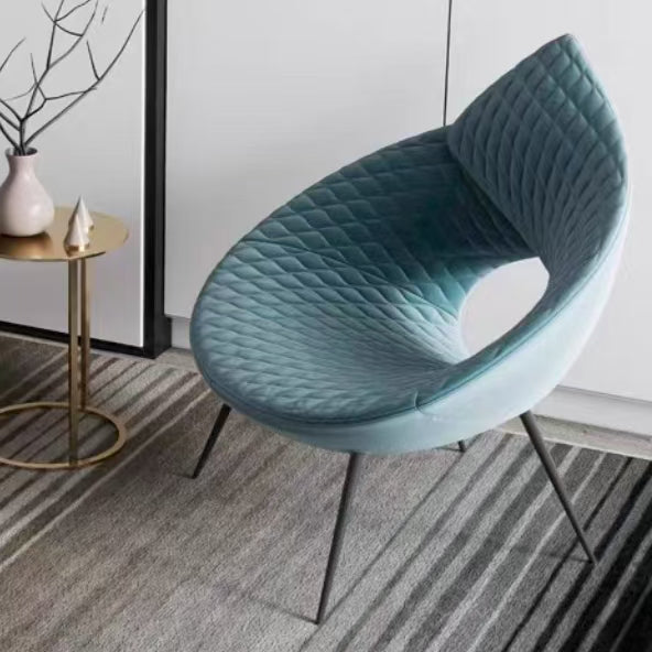 LIVARA EC1121 Metal Frame Microfiber Sponge Leisure Chair