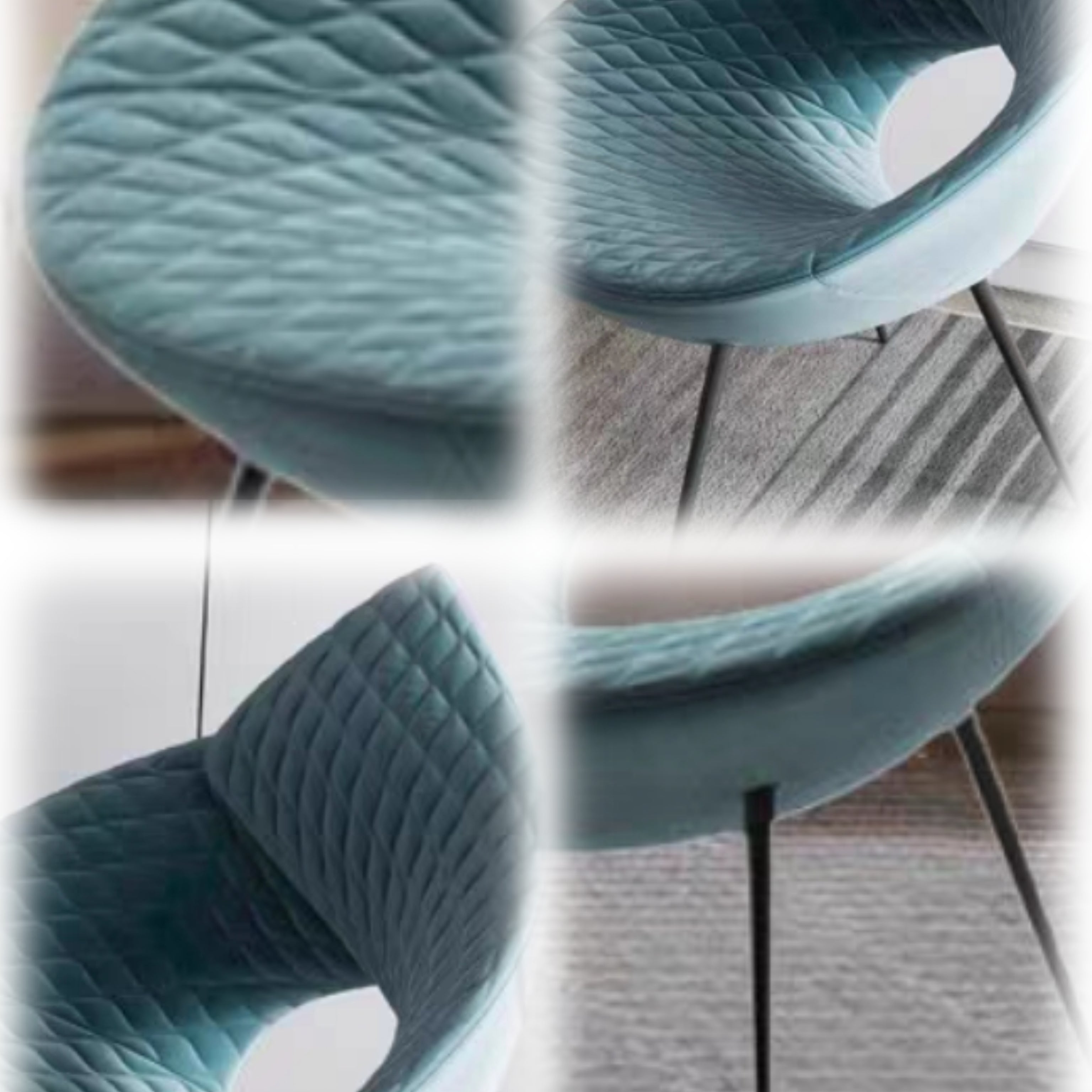 LIVARA EC1121 Metal Frame Microfiber Sponge Leisure Chair