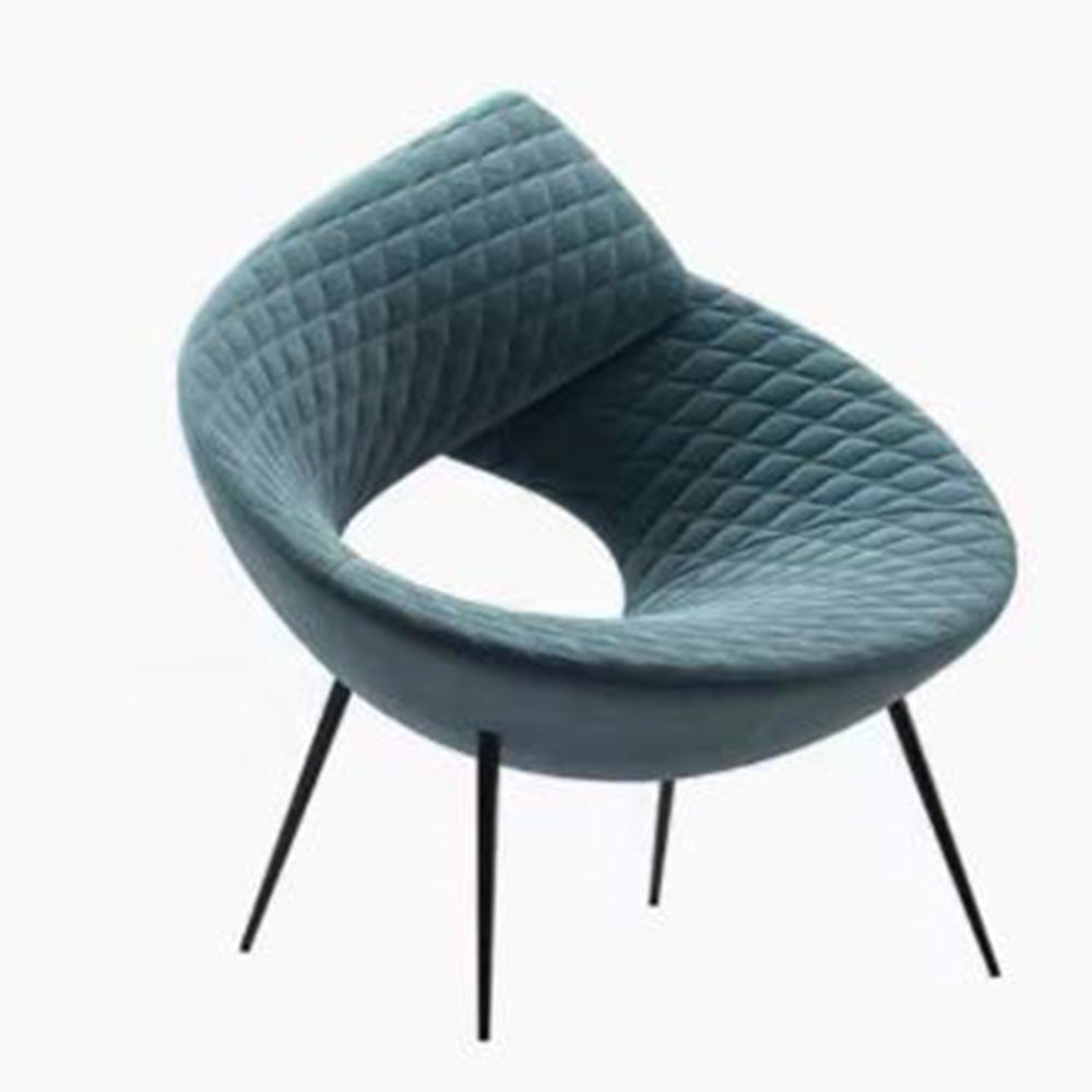 LIVARA EC1121 Metal Frame Microfiber Sponge Leisure Chair