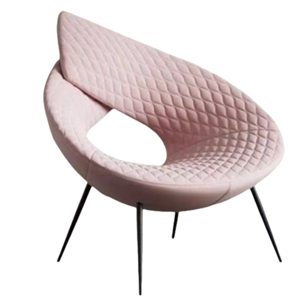 LIVARA EC1121 Metal Frame Microfiber Sponge Leisure Chair