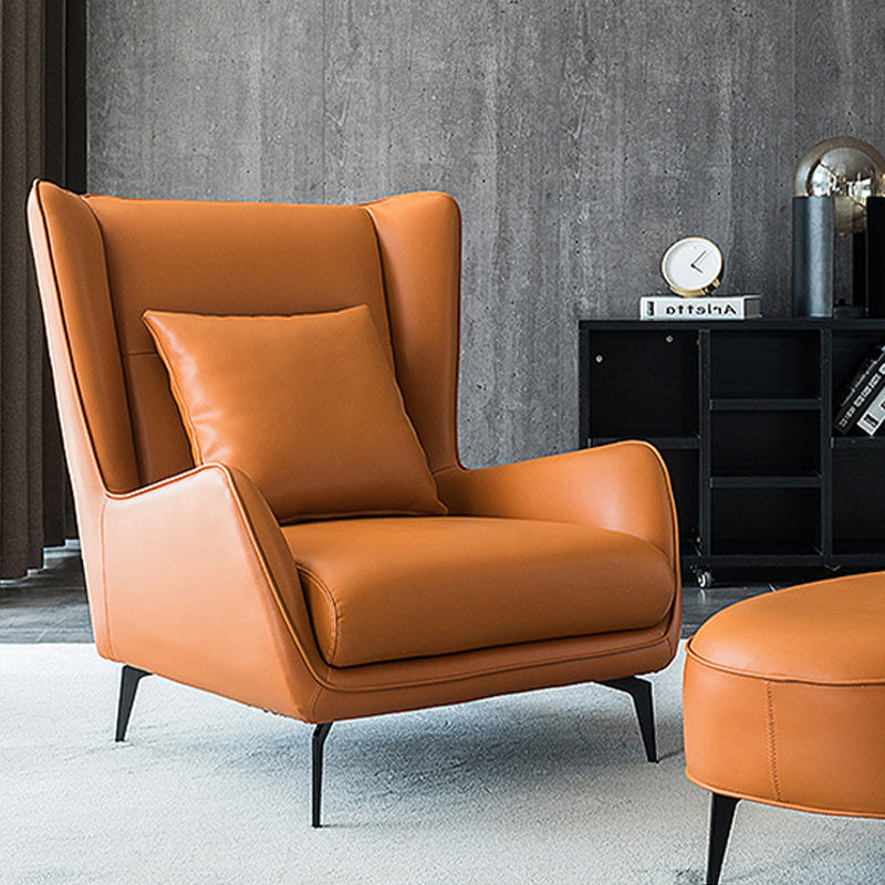 LIVARA EC1125 Solid Wood Frame Chair with Footrest