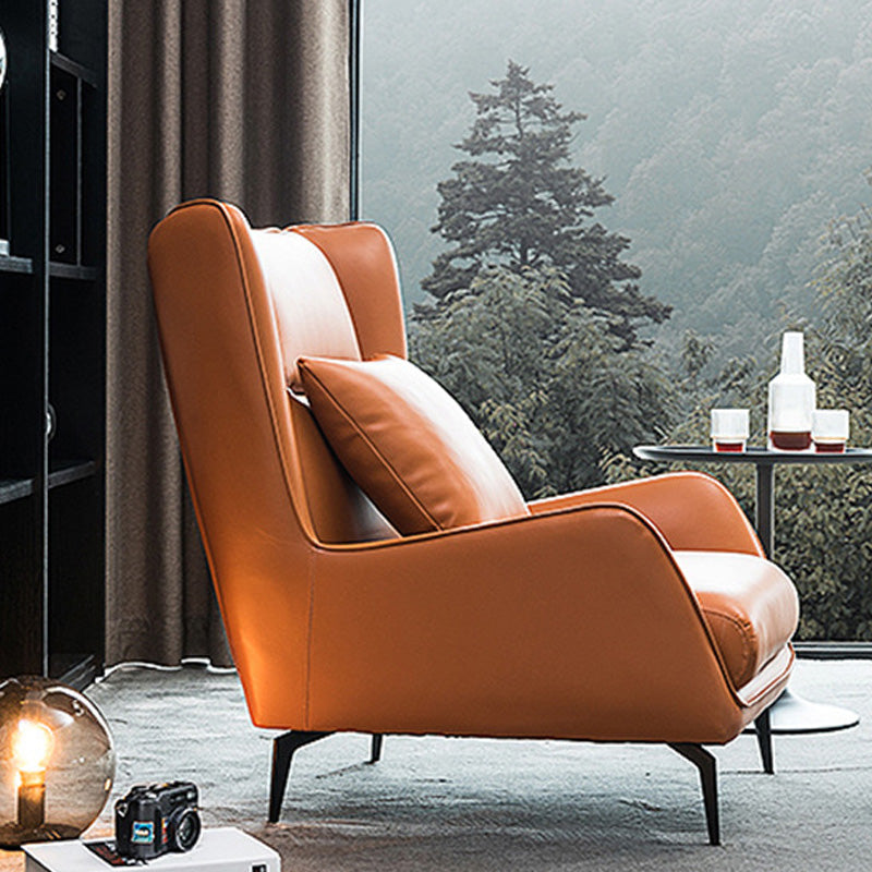 LIVARA EC1125 Solid Wood Frame Chair with Footrest