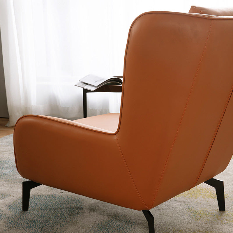 LIVARA EC1125 Solid Wood Frame Chair with Footrest