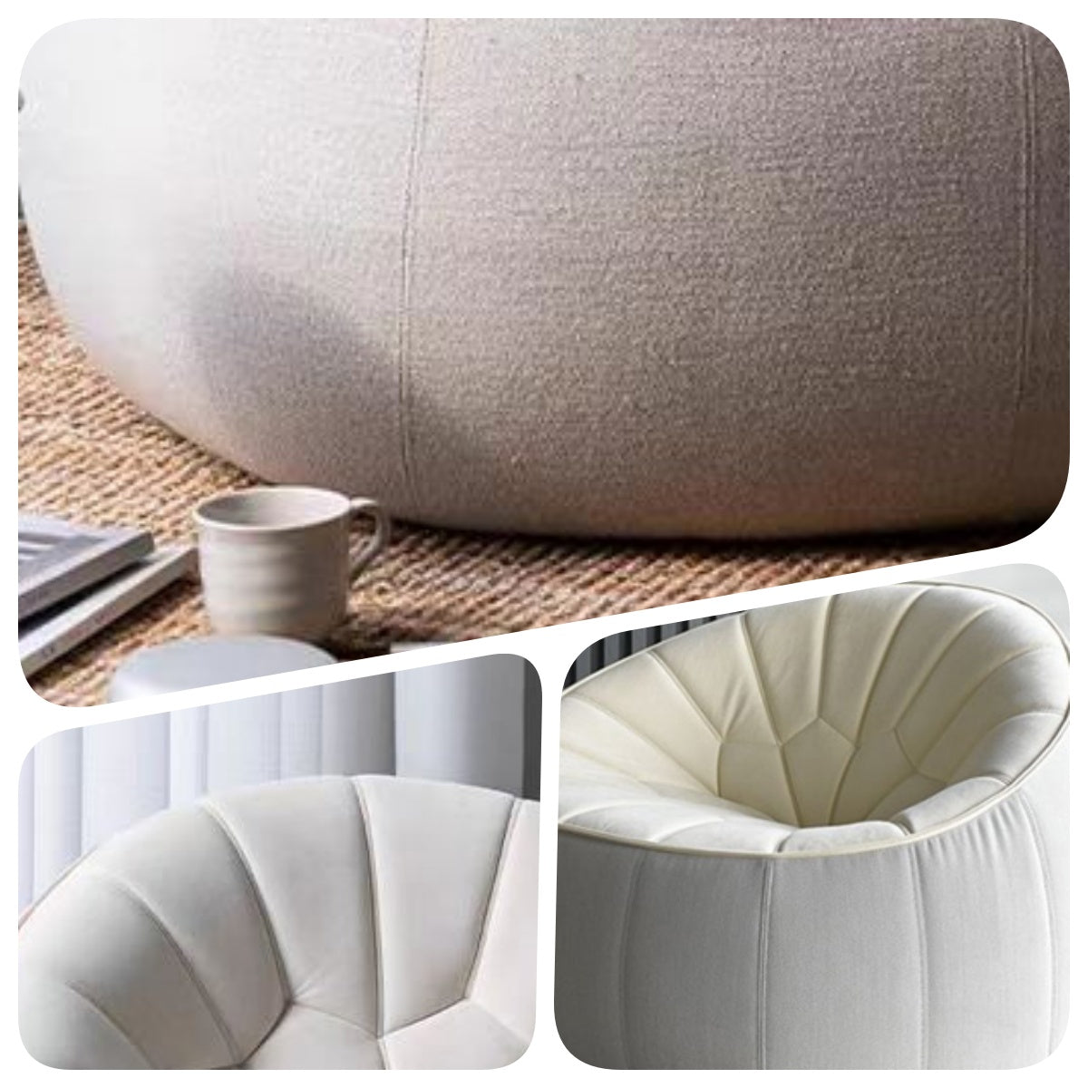 LIVARA EC1128 Solid Wood Frame Leisure Chair