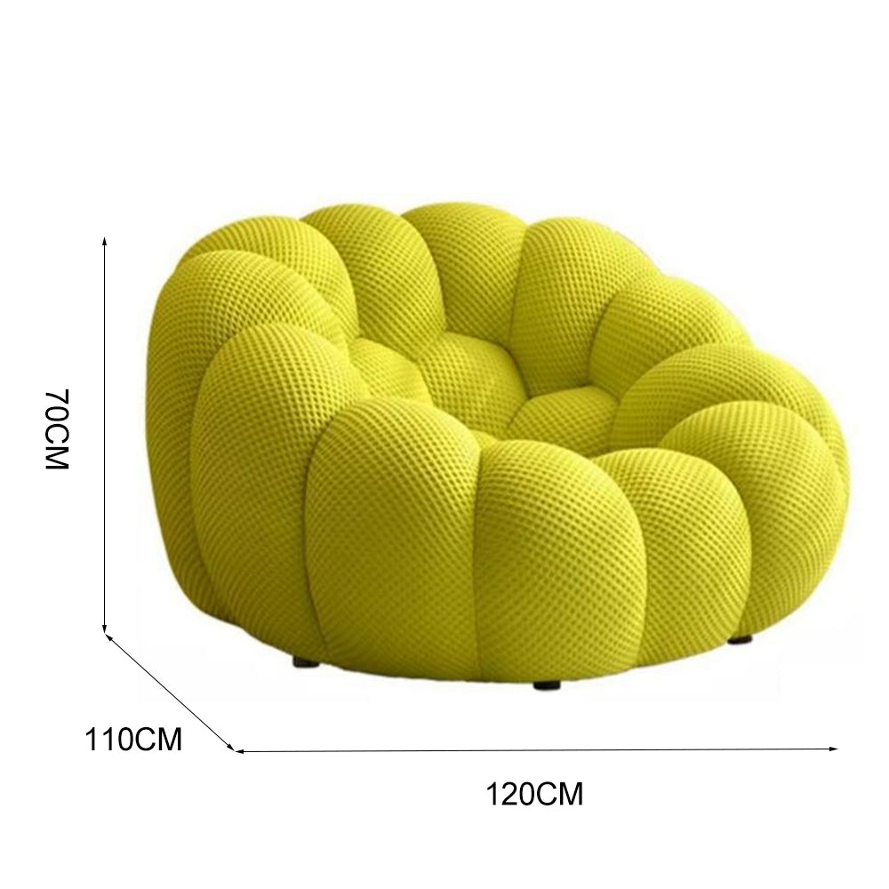 LIVARA EC1130 Modern Style Cotton Fabric Bubble Chair