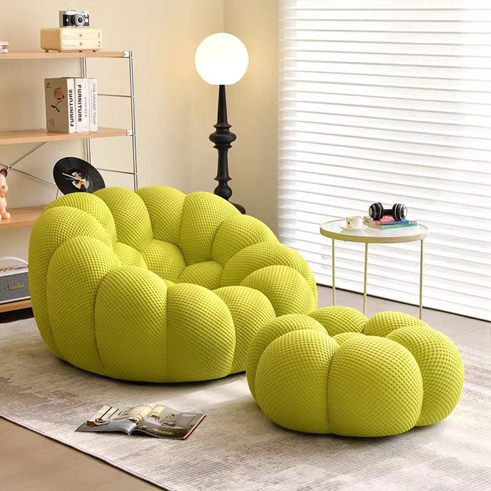 LIVARA EC1130 Modern Style Cotton Fabric Bubble Chair