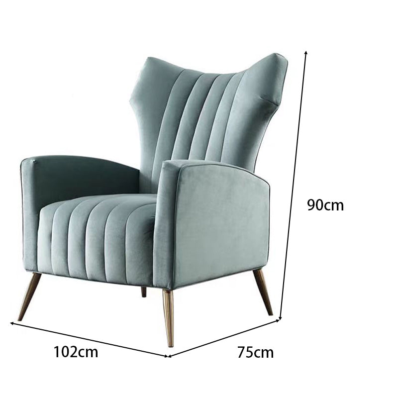 LIVARA EC1143 High-Quality Linen Fabric Leisure Chair