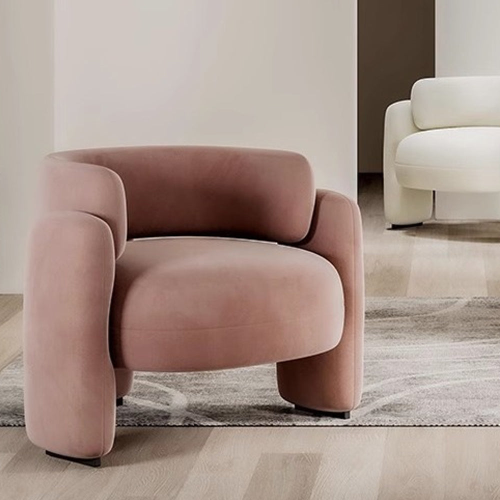 LIVARA EC1148 Solid Wood High Rebound Foam Leisure Chair