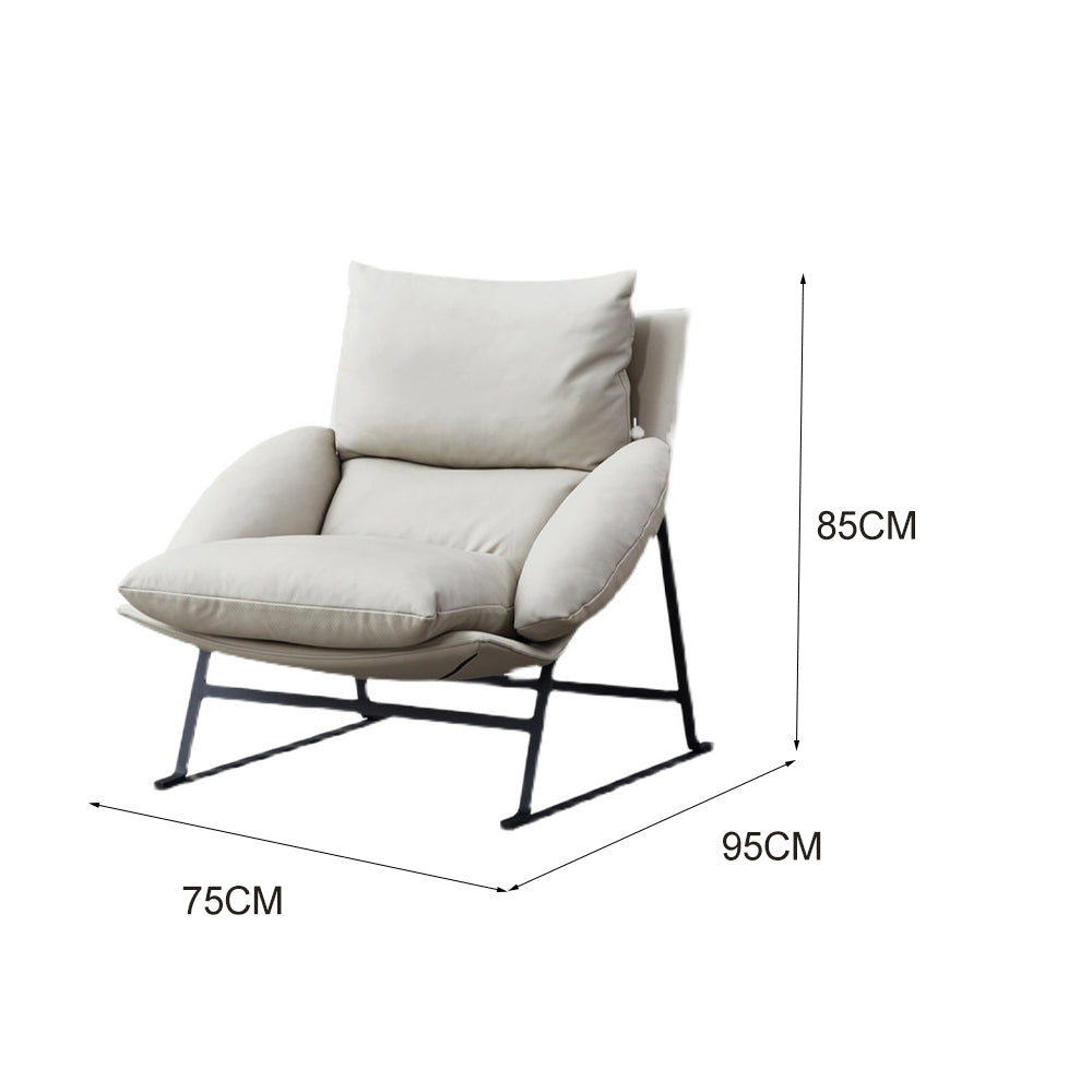 LIVARA EC1151 Minimalist Style Fixed Feet Leisure Chair