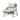 LIVARA EC1151 Leisure Chair Multi-Layer Curved Board High-Density Foam Fabric Fixed Feet