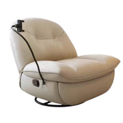 LIVARA EC1152 Manual Rotation Solid Wood Functional Frame Leisure Chair