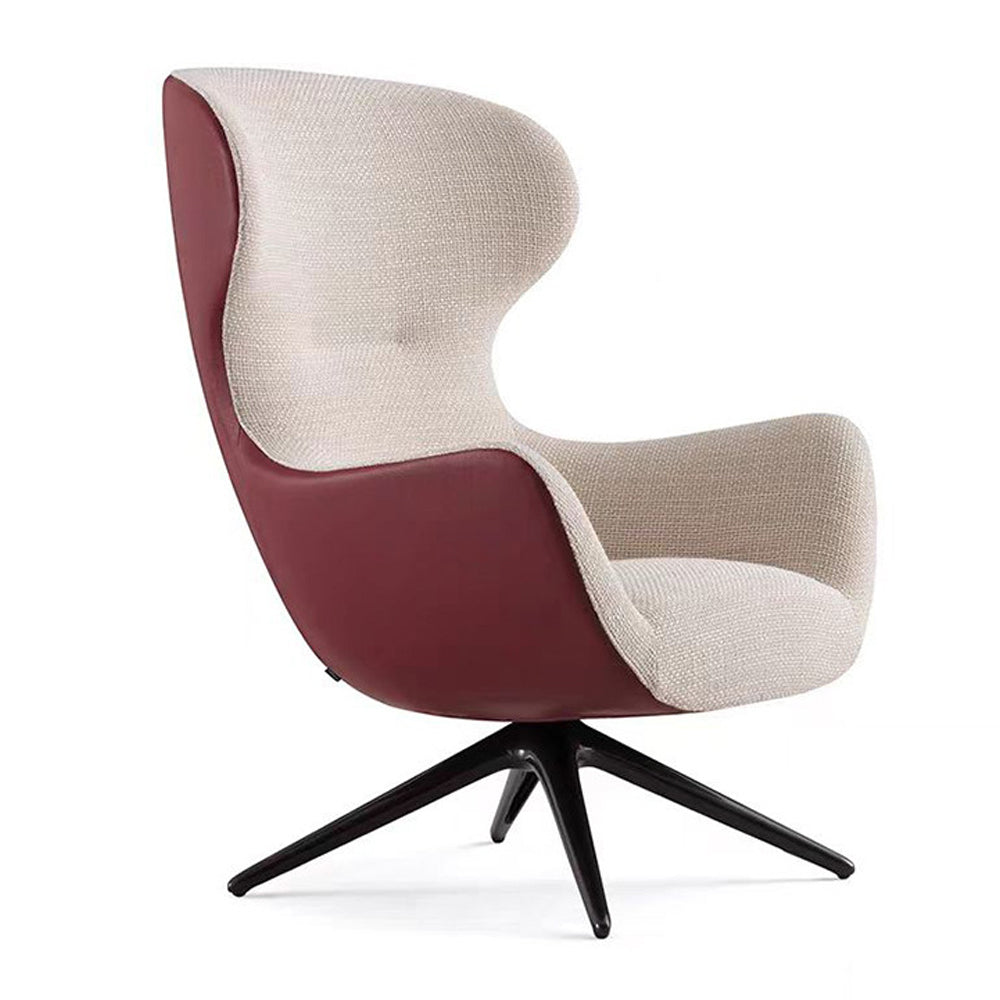 LIVARA EC1160 Ultra-Fiber Leather Metal Frame Leisure Chair