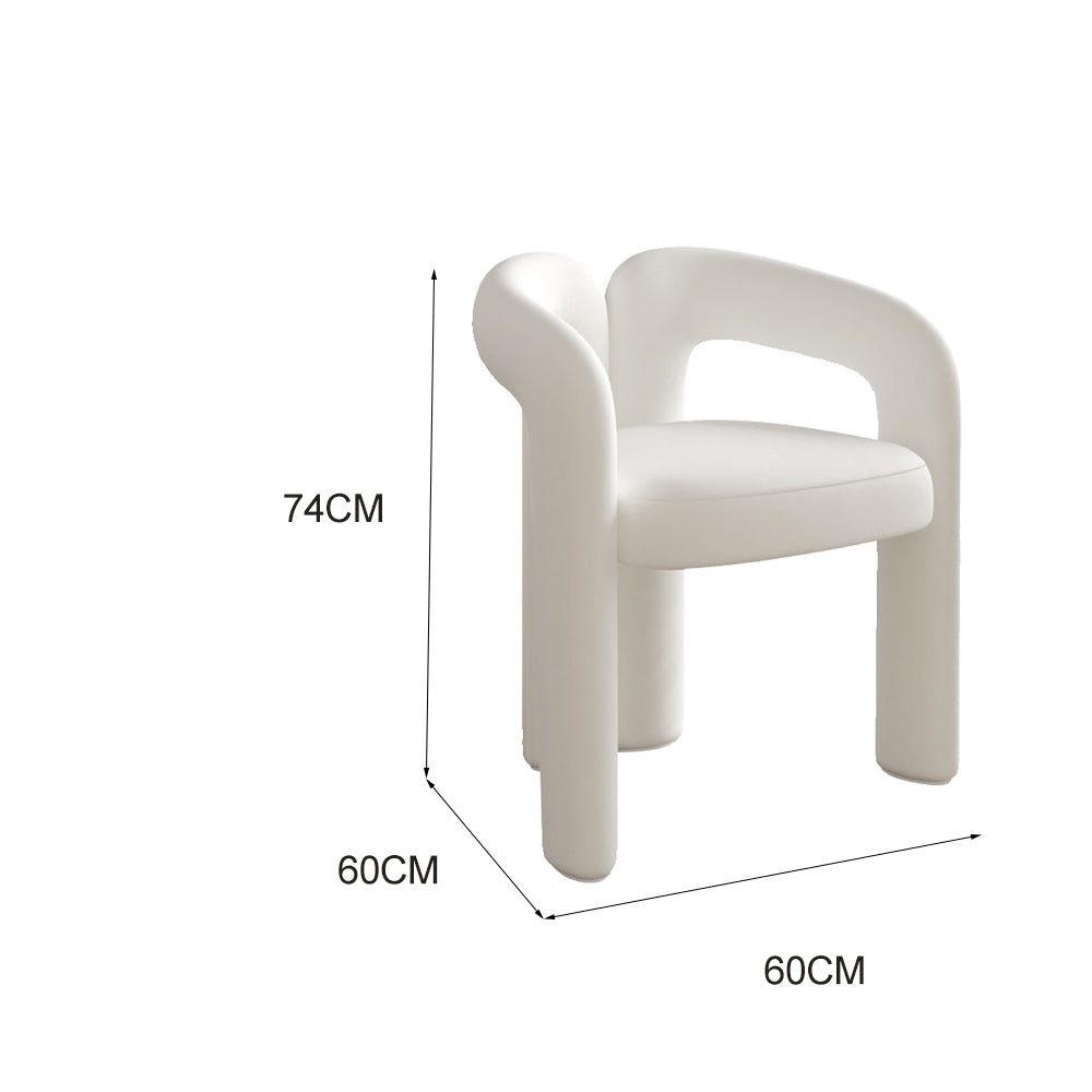 LIVARA EC1177 Technology Fabric Carbon Steel Frame Leisure Chair