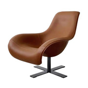 LIVARA EC1179 Solid Wood Plywood Leather Leisure Chair