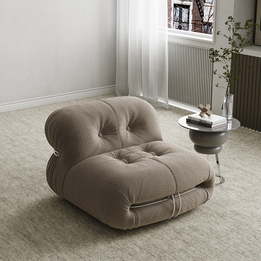 LIVARA EC1182 Wooden Frame High-Density Foam Leisure Chair