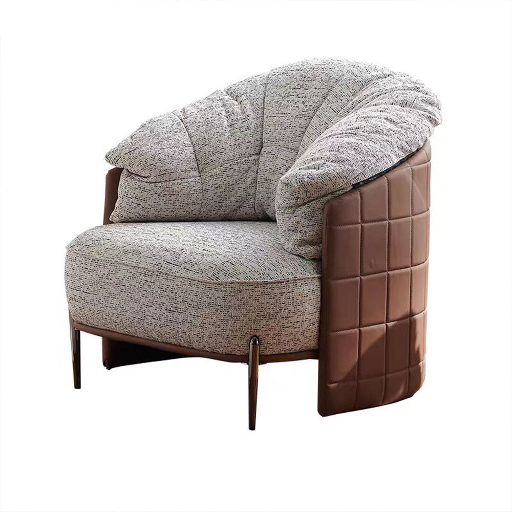 LIVARA EC1184 Cotton Linen Leisure Chair