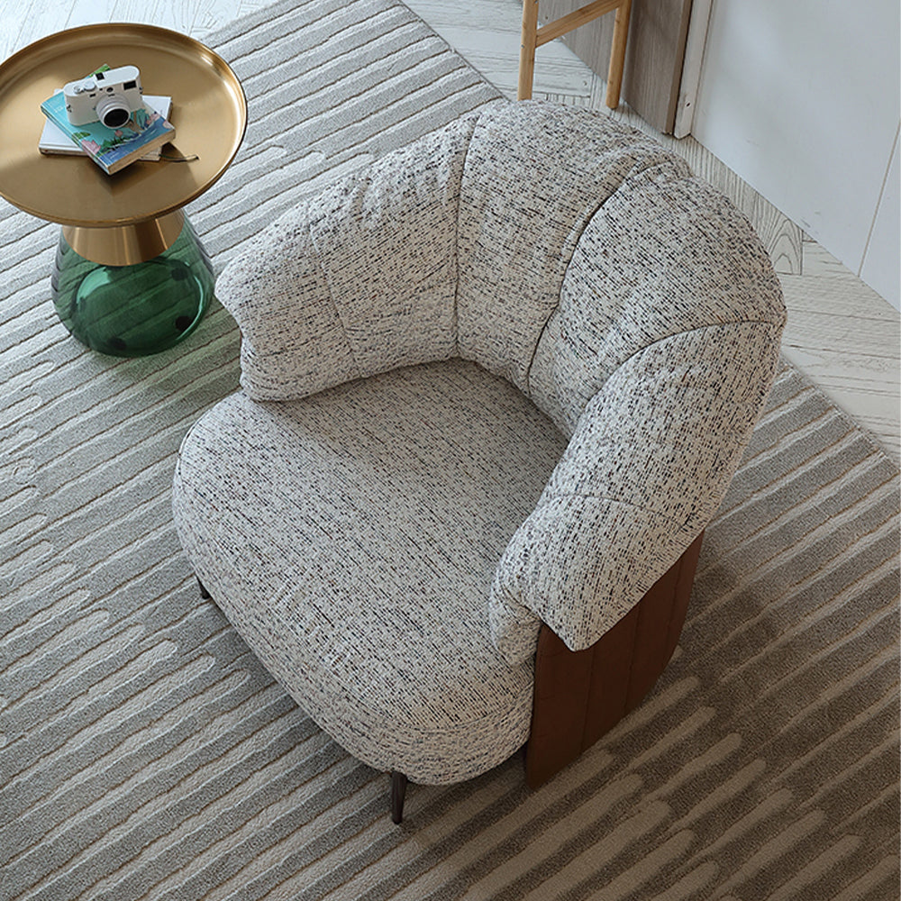 LIVARA EC1184 Cotton Linen Leisure Chair
