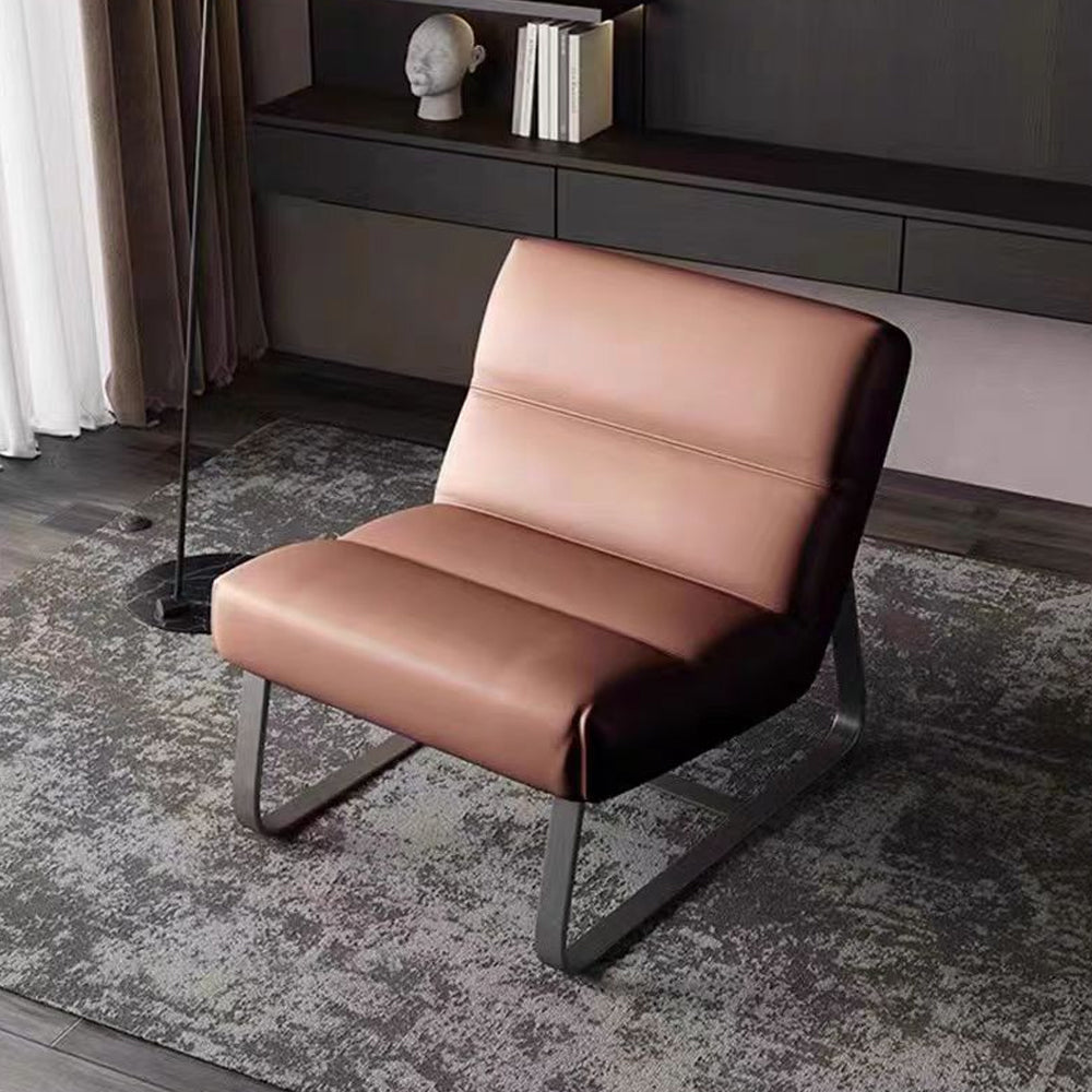 LIVARA EC1189 Minimalist Style Wooden Frame Leisure Chair - Brown