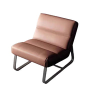LIVARA EC1189 Minimalist Style Wooden Frame Leisure Chair - Brown