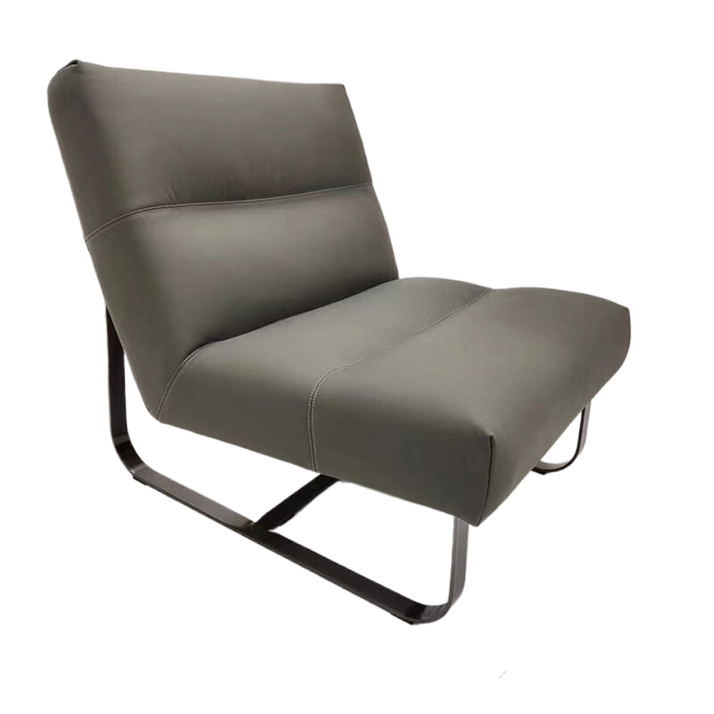 LIVARA EC1189 Minimalist Style Wooden Frame Leisure Chair - Black