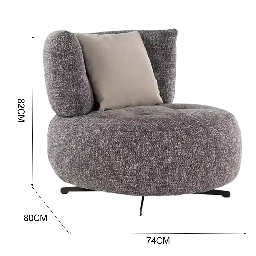 LIVARA EC1192 Durable Solid Wood Frame With High-Resilience Foam Leisure Chair