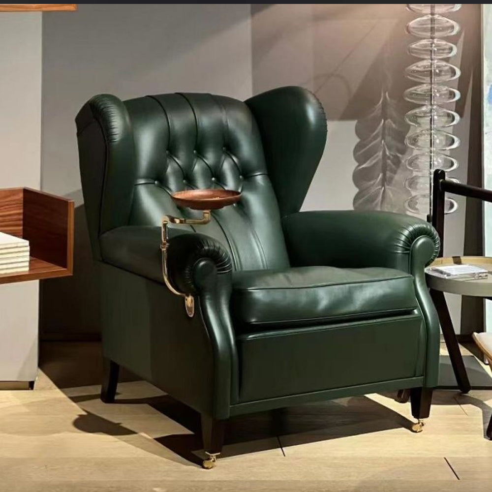 LIVARA EC1201 Wooden Frame Hardware Leisure Chair