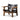 LIVARA EC1203 White Wax Wood Saddle Leather Leisure Chair