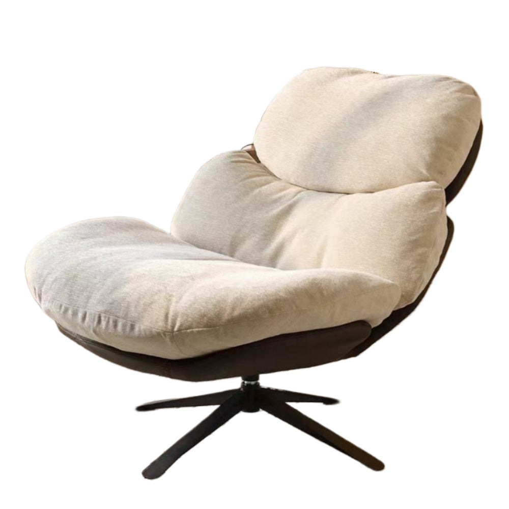 LIVARA EC1205 Multi-Layer Curved Board Faux Leather Fabric Leisure Chair