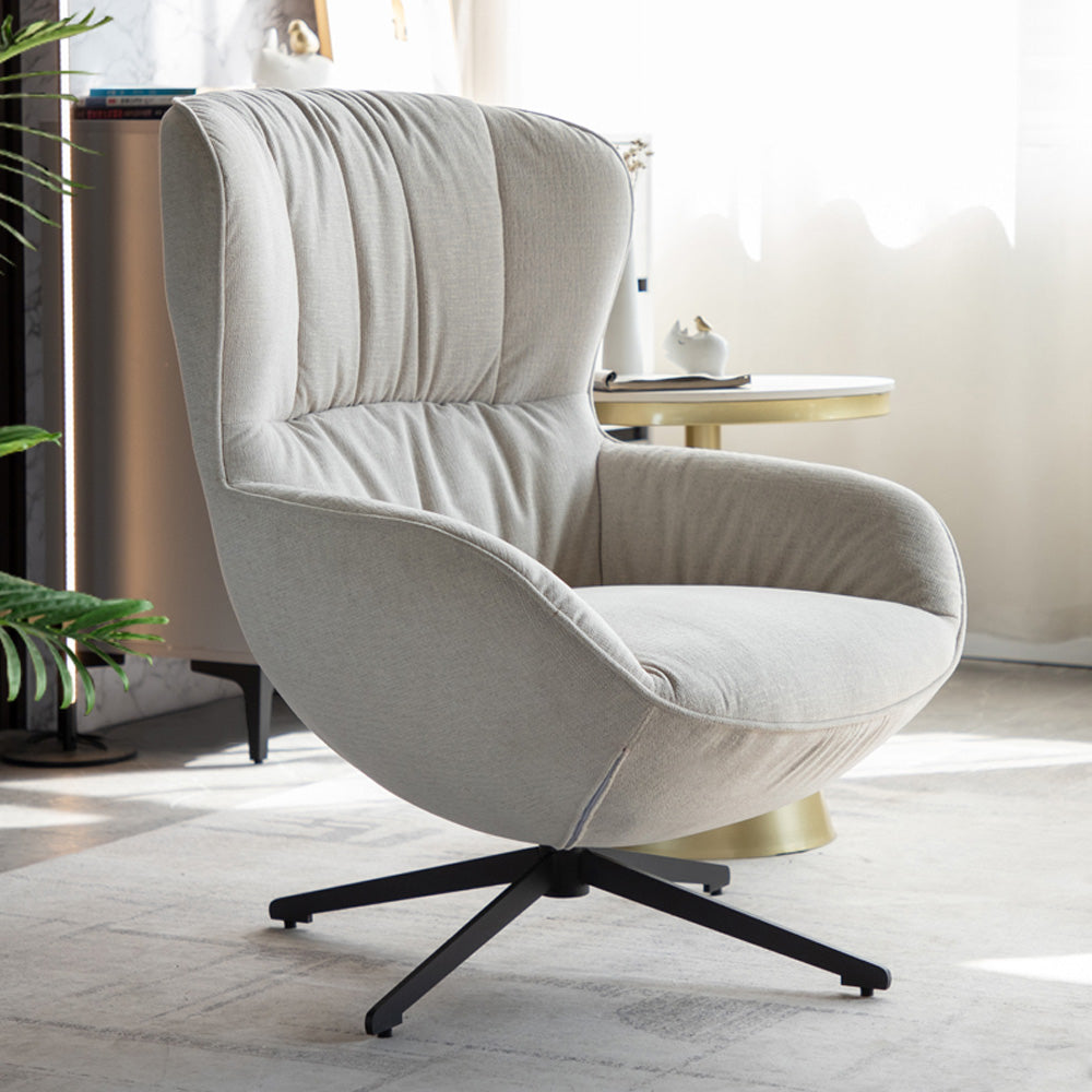 LIVARA EC1212 Iron Frame Tech Fabric Leisure Chair