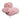 LIVARA EC1221 Metal Legs Long Plush Fabric Leisure Chair - Pink