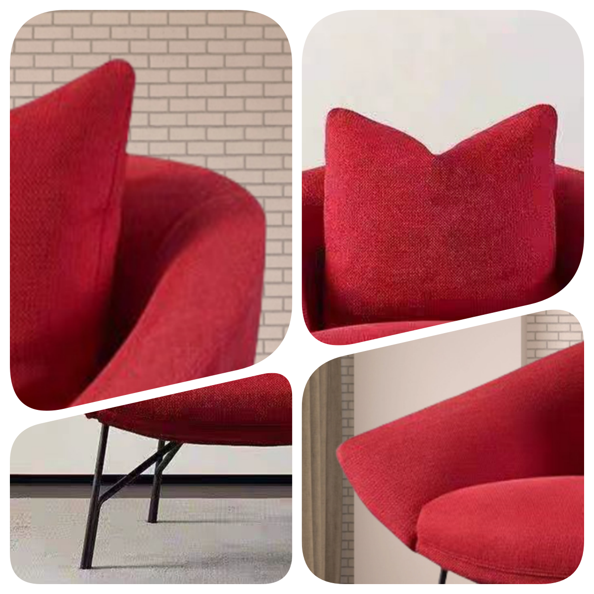 LIVARA EC1227 Carbon Steel Frame Leisure Chair