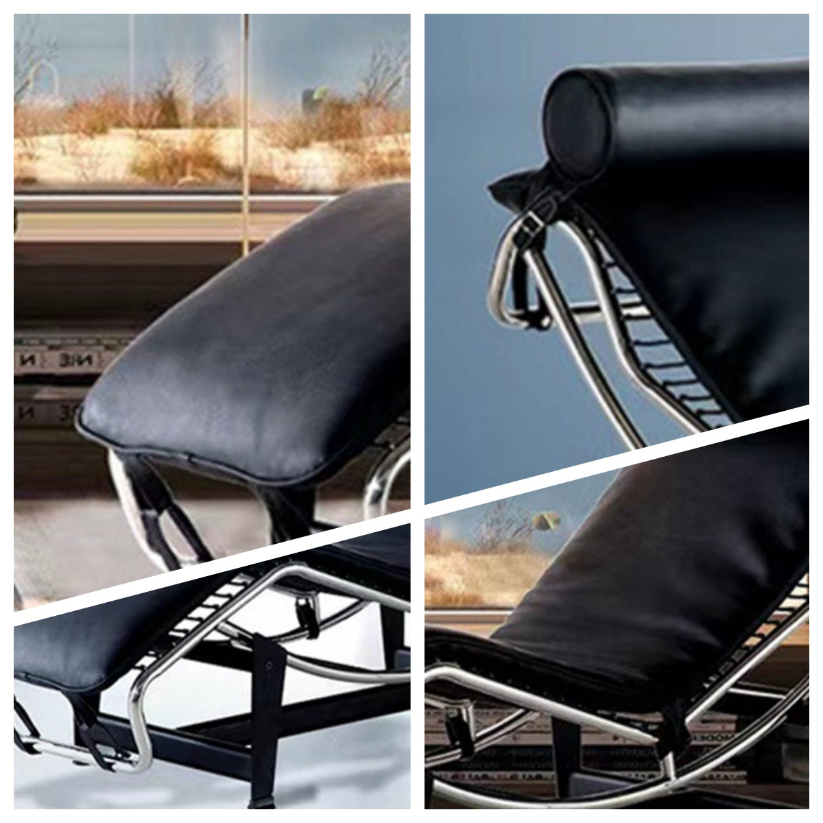 LIVARA EC1231 Stainless Steel Frame Leisure Chair