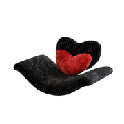 LIVARA EC1232 Steel Frame Velvet Fabric Leisure Chair