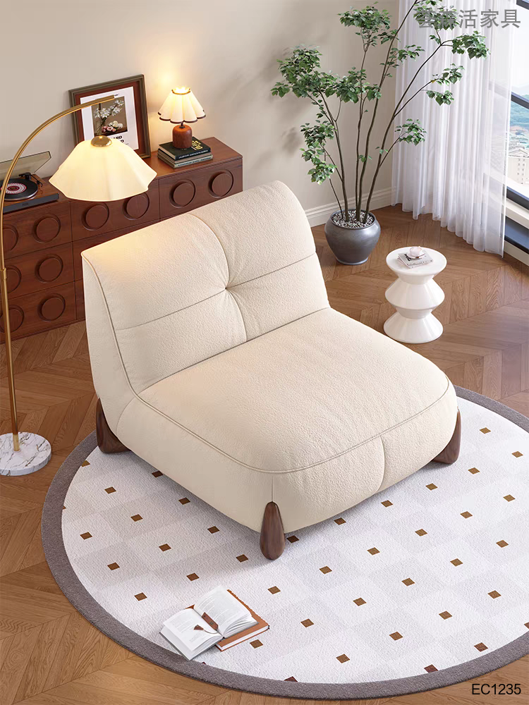 LIVARA EC1235 Pine Wood Frame Leisure Chair