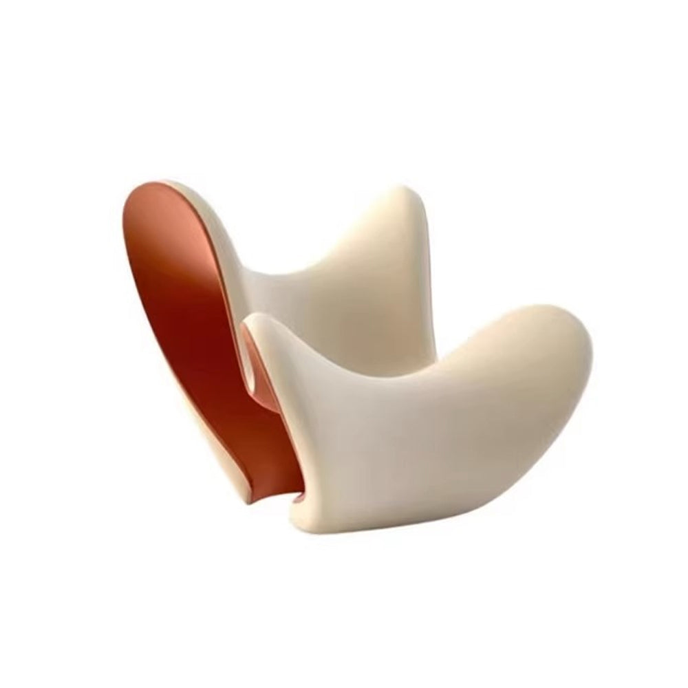 LIVARA EC1237 Fibreglass Frame Plush Fabric Leisure Chair