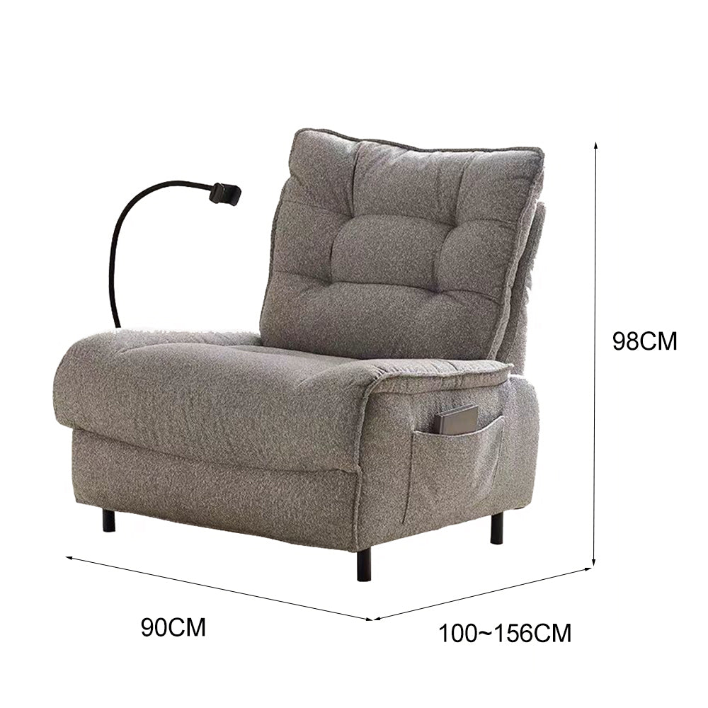 LIVARA EC1240 Electric Reclining Fabric Leisure Chair For Ultimate Comfort